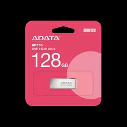 Флеш-накопичувач ADATA USB 3.2 UR 350 128Gb Silver/Beige (UR350-128G-RSR/BG) - мініатюра 2