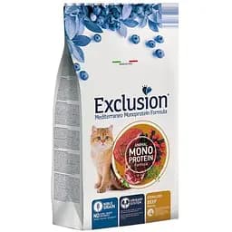 Корм Exclusion Sterilized Beef для стерилізованих кішок з яловичиною 1,5 кг