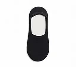 Носки 100% бамбук качественные для занятий спортом фитнеса следы с силиконом короткие бесшовные JILL ANTHONY 35-37 черные (31002)