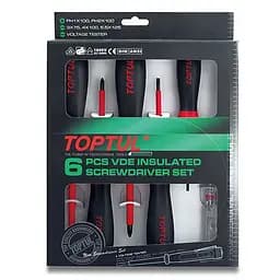 Комплект отверток диэлектрических до 1000В 6ед. Toptul hoz0007671