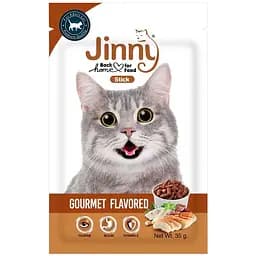 Ласощі для дорослих котів Jinny палички зі смаком Gourmet 35 г 