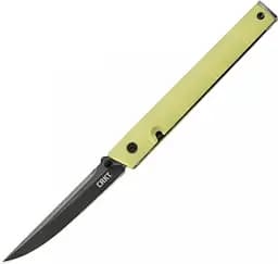 Нож CRKT CEO, шпенёк Черный-Салатовый