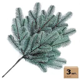 Гілка ялинки штучна Hvoya Lux блакитна 60 см 3 шт.