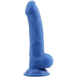 Фаллоимитатор Deluxe Pure Nature 21.5 см (синий)