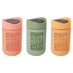 Банка Herevin 2024 Colours Plastic Lid 0.66 л в асортименті (149367-150)