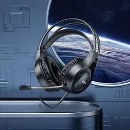 Навушники Hoco W106 Tiger gaming headset Black - мініатюра 8