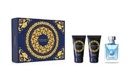 Набор Versace Pour Homme 50 мл туалетная вода, 50 мл гель для душа, 50 мл шампунь