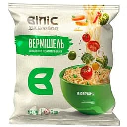 Вермишель быстрого приготовления Виллис со вкусом овощей 65 г