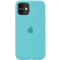 Чохол Epik Silicone Case Full Protective AA для Apple iPhone 11, 6.1 Бірюзовий/Marine Green