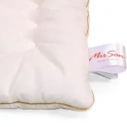 Ковдра вовняна MirSon Gold Silk Hand Made №167, літня, 200x220 см, біла - мініатюра 6