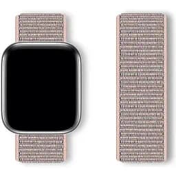 Ремінець DK CDK для Apple Watch 44mm (Series 4 / 5 / 6 / SE1 / SE2) Nylon Sport Loop (09038) (pink sand) - мініатюра 2