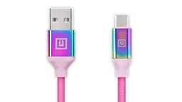 Кабель REAL-EL Premium USB - USB Type-C (M/M), 1 м, Rainbow (EL123500050) - мініатюра 5
