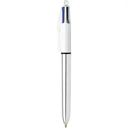 Ручка шариковая BIC 4 Colours Shine Silver, 1 мм, 4 цвета, 1 шт. (919380)