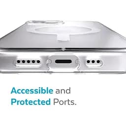 Протиударний прозорий чохол для iPhone 13 / 14 / 15 Speck Presidio Clear Case MagSafe (150553-3240) - мініатюра 5
