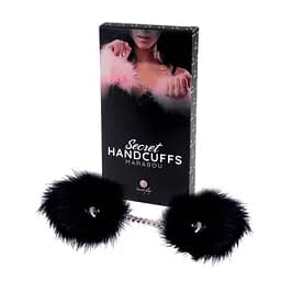 Наручники Secret Marabou Черные Secret play 37-3415K 103381