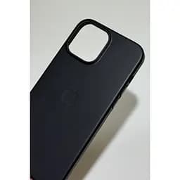 Оригінальний шкіряний чохол Apple Leather Case with MagSafe для iPhone 13 Pro Max (6.7") Midnight Black MM1R3ZM/A - мініатюра 6