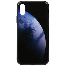Чохол-накладка Toto Print Glass Space Case Apple iPhone XS Max Dark Blue
