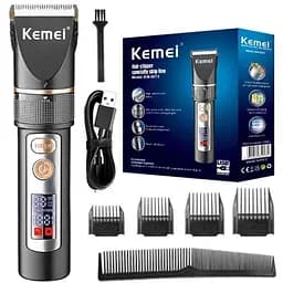 Машинка для стрижки волосся Kemei KM-5073 з РК-дисплеєм (40961-KM-5073_483)
