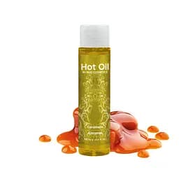 Съедобное массажное масло Nuei Hot Oil Карамель (100 мл): Согревающий эффект для массажа и сладких поцелуев