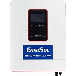 Гібридний сонячний інвертор EnerSol EHI-SUNONECO6.2KW + EnerSol EB-SK LiFePO4 5120Wh [122703] - мініатюра 2