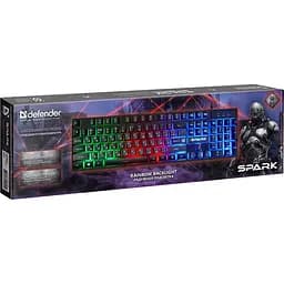 Клавіатура  Defender Spark GK-300L USB UA Black (45302) - мініатюра 7