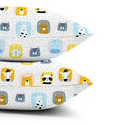 Наволочка Cosas Color animals 50х70 см біла (AnimalsColor_50) - мініатюра 2