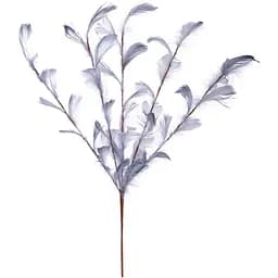 Гілочка декоративна Yes! Fun Повітряні Пір'я 56 см сіра (974583)