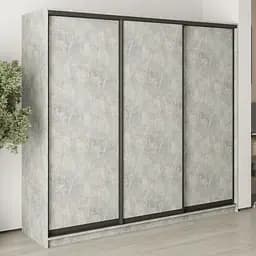 Шкаф-купе трехдверный MebelStar Комбо BG 3ДСП 230x45x210 см Бетон (MBS-8953)
