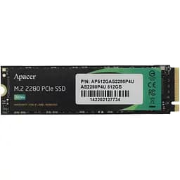 SSD накопичувач Apacer AS2280P4U 512GB (AP512GAS2280P4U-1) [126390]