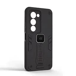Чехол для Xiaomi Redmi 15 4G, Proover, черный, с подставкой и магнитом, противоударный, ударопрочный, бронированный, панель-накладка, защита всего корпуса, термополиуретан (TPU) + поликарбонат (PC), ArmorStandart (ARM86719) - мініатюра 2