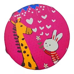 Деревянная игрушка Бубен MD 0367 15 см КроликиЖираф