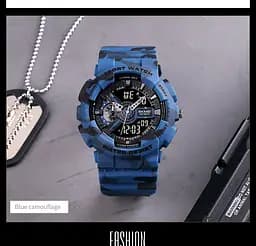 Наручний годинник чоловічий 1688CMBU Camo Blue Skmei acs0030625 - мініатюра 3