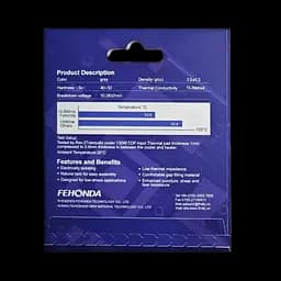 Термопрокладка Fehonda 100x100x1.25mm (15W/m*k) (18663)