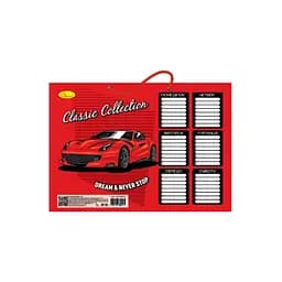 Ламіноване розклад уроків "Classic Collection" АП-0801-10 А4