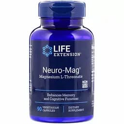 Магний L-Threonate Life Extension Neuro-Mag 90 капсул