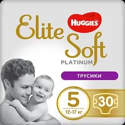 Підгузки-трусики Huggies Elite Soft Platinum 5 (12-17 кг), 30 шт. (824047)