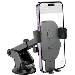 Тримач HOCO Mighty one-button car holder H19 (center console) - мініатюра 4