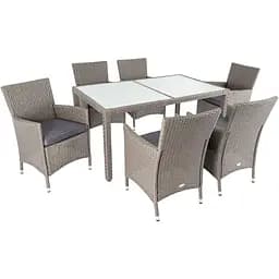 Садовая мебель Di Volio Verona 6+1 Серый серый