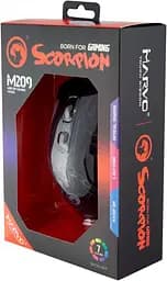 Миша Marvo M209 LED USB Black (M209) - мініатюра 5