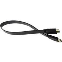 Шнур Hdmi плоский металл gold 7 3 мм 1.5 м