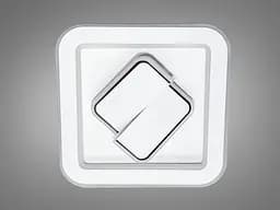 Світильник LED Diasha 4350-300, 30 см, 60W, 3300 lm, 3200K/4100K/6000K, акриловий плафон, для дому - мініатюра 4
