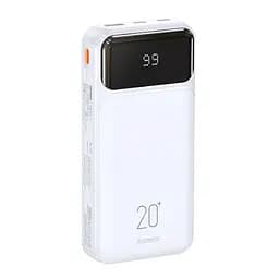 Внешний аккумулятор Power Bank Remax RPP-686 20000 mAh УМБ павербанк White (19111)