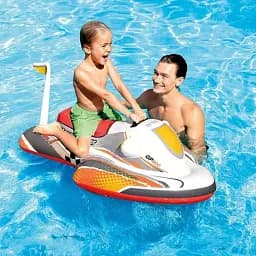 Надувний плотик "Гідроцикл" Intex 57520 Різнокольоровий