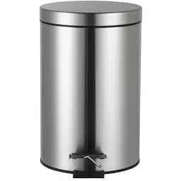 Мусорное ведро Zerix Solo-TC0205 SS Color с плавным закрытием круглое 5 л нержавейка (ZX5888) 