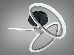 LED-люстра стельова Diasha WG5144/3 45W, 3 світлові петлі, 3 кольори світла, Ø54 см - мініатюра 4