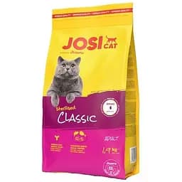 Сухой корм для домашних и стерилизованных кошек JosiCat Sterilised Classic с домашней птицей 1.9 кг