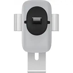 Автотримач Baseus Metal Age 2 Gravity Car Mount Air Outlet Version Silver (SUJS000012) [104434] - мініатюра 4