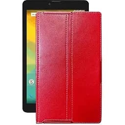Чохол StatusCASE з екошкіри для планшету Prestigio Muze 3708 3G Червоний