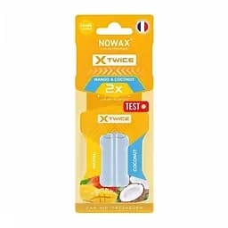 Ароматизатор Nowax X Twice - Mango & Coconut с двойной капсулой (NX00163)