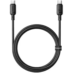 Кабель Baseus Silky Series Cable Type-C to Type-C 100W 1m P10377704113-00 Black - мініатюра 3